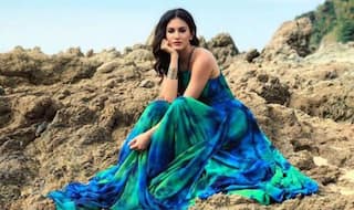 Amyra Dastur Looks Sizzling Hot in Vibrant Blue-Green Gown; View Picture