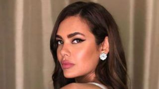 Esha Gupta Stuns in a Silver Gown and Soft Glowing Make-up