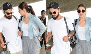 Power Couple Anushka Sharma and Virat Kohli Give us Matching Airport Looks