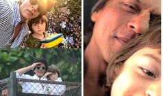 Shah Rukh Khan Shares A Cute Picture With Son Wishing Fans On Eid