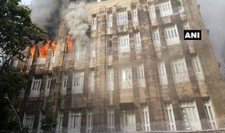 Mumbai Fire: Major Fire Breaks Out at Office in Scindia House; 5 Rescued