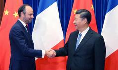 Chinese President Xi Jinping Meets French PM Edouard Philippe