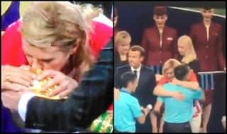 QUEEN OF HEARTS! Croat Prez Kisses Cup After Loss, Hugs Almost Everyone, Wins Hearts -- WATCH