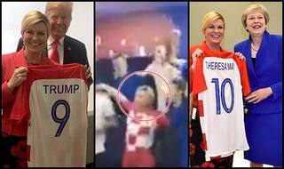 WATCH: Dancing in  Celebrations to Giving Jerseys to May, Trump, Croat Prez  is AWESOME