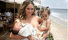 Supermodel Chrissy Teigen Calls Out a Man For Clicking Her Photos While Breastfeeding