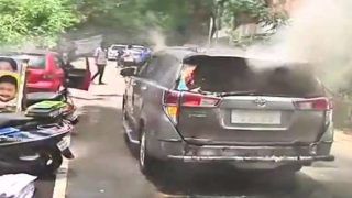 Petrol Bomb Hurled at TTV Dhinakaran's Car in Chennai; Driver, Photographer Injured