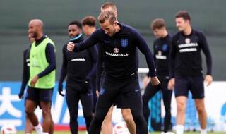 FIFA WC: England Team Trains Ahead of Clash Against Croatia