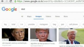 Google The Word Idiot And See Your Screen Getting Flooded With Pictures of Donald Trump