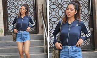 Sonam Bajwa Sizzles in Casual Jacket and Denim Hot Pants (Pic)