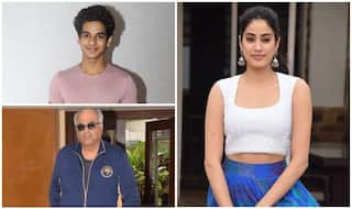Janhvi Kapoor, Ishaan Khatter and Boney Kapoor Spotted Promoting Dhadak in Juhu