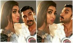 Karishma Tanna And Ranveer Singh Shoot For Commercial, Pout For Selfies - See Pics