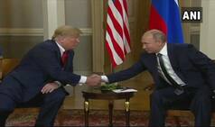 Donald Trump Meets Russian President Vladimir Putin; Begins Talks