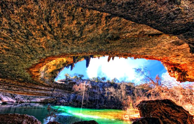 Amazing Natural Wonders Of The World Hamilton Pool Preserve India Com