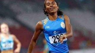Hima Das Sprints From Track to Classroom in Board Exam Season