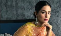 Hina Khan Sizzles in Mustard Embellishment in Her Latest Pictures; Check