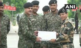 BSF Exchanges Sweets With Pakistan Rangers on Eid al-adha