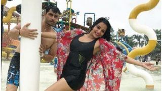 Bhojpuri Bombshell And Nazar Actress Monalisa Looks Sizzling Hot in Black Swimwear as She Shares Throwback Pics With Hubby Vikrant