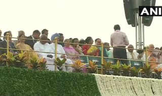 Independence Day 2018: स्वतंत्रता दिवस समारोह में शामिल हुए प्रमुख नेता, मंत्री, राजनयिक और आम लोग