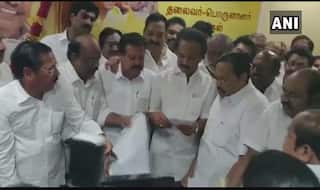 MK Stalin Files Nomination For Post of Dravida Munnetra Kazhagam President