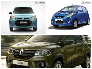 Renault Kwid Vs Maruti Alto Vs Hyundai Eon- specs & features