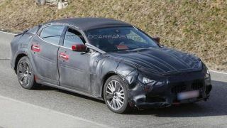 Maserati's 5-Series rival spotted again