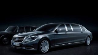 Mercedes Maybach S600 Pullman: Mercedes-Benz gives a sneak-peek of the S-Class limousine before Geneva Motor Show 2015