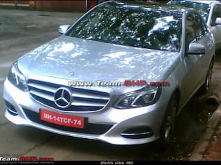 Spied: 2013 Mercedes Benz E-Class Facelift in India
