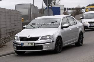 2013 Skoda Octavia vRS spied