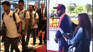 Asia Cup 2018: How MS Dhoni, Rohit Sharma, Ritika Sajdeh, Harrdik Pandya And Team India Received Grand Welcome in UAE -- SEE PICS & VIDEOS