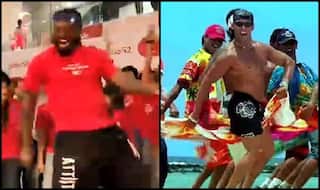 Gayle vs Salman:  Who is a Better Dancer at 'Jeene Ke Hai Chaar Din' Step?