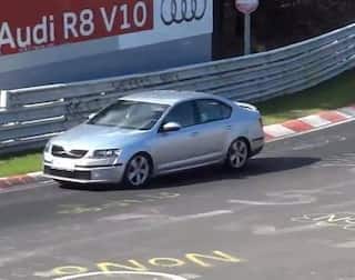 Video: 2013 Skoda Octavia vRS hits the 'Ring