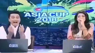 Asia Cup 2018 Super Four: Pakistan News Anchor Shows Middle Finger on Live Bulletin -- WATCH