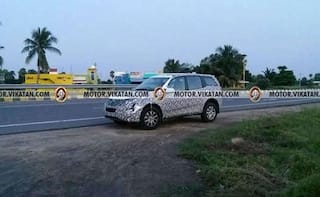 2018 Mahindra XUV500 Spotted Testing Again; India Debut Likely Next Year at Auto Expo