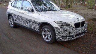 New 2013 BMW X1 facelift caught testing in India