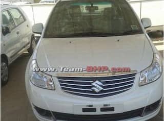Maruti Suzuki SX4 facelift spotted at dealership