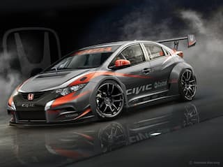 Honda's 2014 WTCC challenger looks mean!