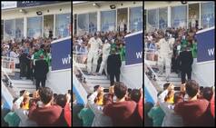 One Final Time! Cook Walks Out to Bat to Deafening Applause