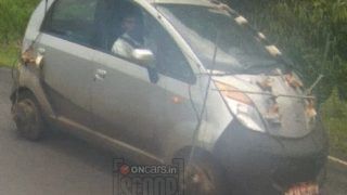 Exclusive: Tata Nano 800cc caught on test!