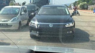 2016 Volkswagen Passat spotted undisguised: India launch expected by the end of this fiscal