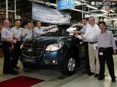 India-bound 2013 Chevrolet Trailblazer SUV enters production in Thailand
