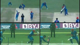 Asia Cup 2018 Super Four, India vs Afghanistan Match 5: MS Dhoni in His 200th Game as Captain, Takes 00.12 Sec to Stump Javed Ahmadi of Ravindra Jadeja -- WATCH