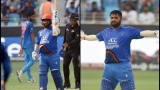 India vs Afghanistan Match 6, Asia Cup 2018 Super Four: Mohammad Shahzad Slams 5th ODI Ton, Joins Shahid Afridi to Unique Record, Sets Twitter on Fire -- WATCH
