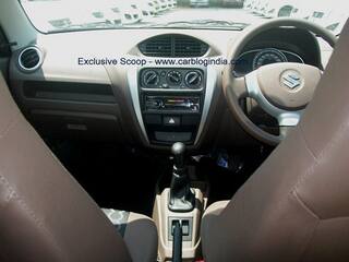 Maruti Suzuki Alto 800 interiors shown in detail