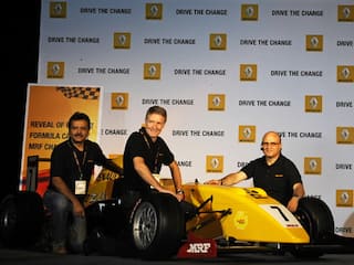 Renault unveils their MRF Challenge car