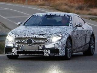Mercedes Benz S63 AMG coupe spied