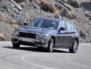BMW 1-Series facelift spied