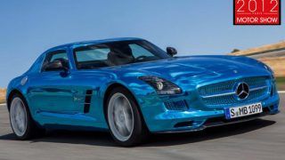 2012 Paris Motor Show - All-electric Mercedes Benz SLS AMG is world's most powerful EV