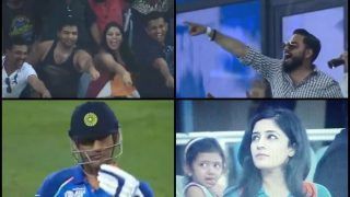 Asia Cup 2018, India vs Bangladesh Super Four: MS Dhoni Receives Rousing Welcome as he Comes Out to Join Rohit Sharma -- WATCH