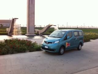 Nissan Evalia at the IndianGP