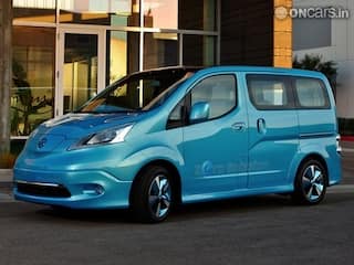 Nissan e-NV200 showcased at the 2012 Detroit Motor Show